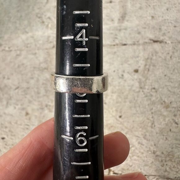 Vintage 18k Sterling Mix Metal Turquoise Ring - Picture 9 of 9